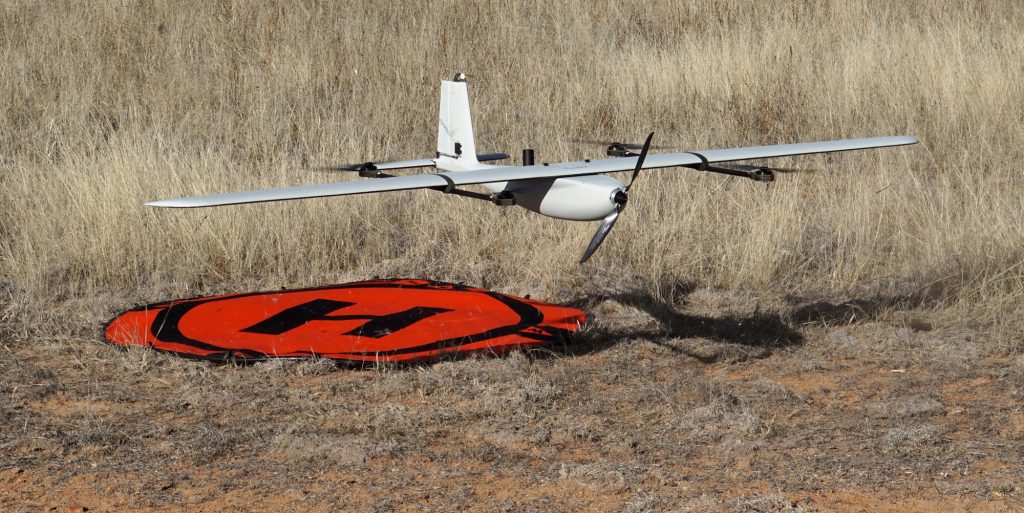 Lynx VTOL drone hovering